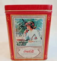 Coca Cola Tin Box Advertising Retro Graphic Bristol 1994 Collectible - $13.86