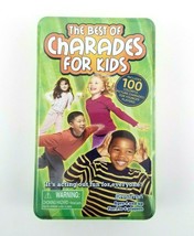 The Best of Charades For Kids Children's Game Travel Tin Case Ages 4+ NEW SEALED - $9.99