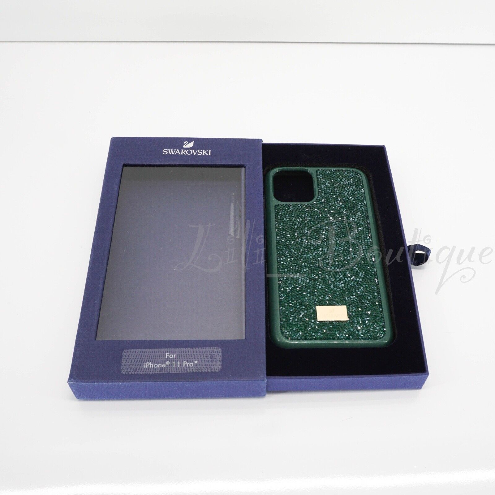 Primary image for NIB NewSwarovski 5549939 Glam Rock Smartphone Case Cover iPhone 11 Pro Green $79