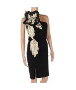 Patricia Field Black, Floral Evening Dress Inspired By Carrie on Sex and... - $29.69