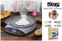 KitchenCraft Mechanical Kitchen Scales with Bowl and Add and Weigh Feature,  Gift Boxed, 3kg Capacity
