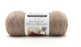 Loops & Threads, Soft & Shiny Ombre Yarn, #SH66 Cappuccino Brown, 6 Oz. Skein - $8.95