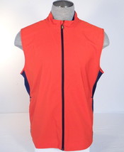 Men&#39;s XL Polo Golf Ralph Lauren Orange Vest Packable Water Resistant Zip... - $92.80