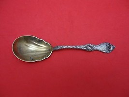 Les Cinq Fleurs by Reed & Barton Sterling Preserve Spoon Goldwashed 7" - $206.91