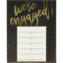 We're Engaged Invitations Party Supplies with Seals and Stiickers 20 Per Package - $4.95