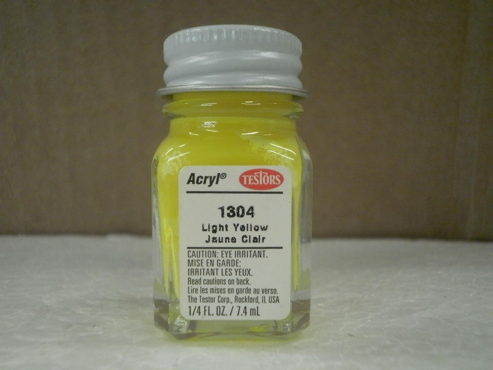 Testors Enamel Paint - Light Yellow