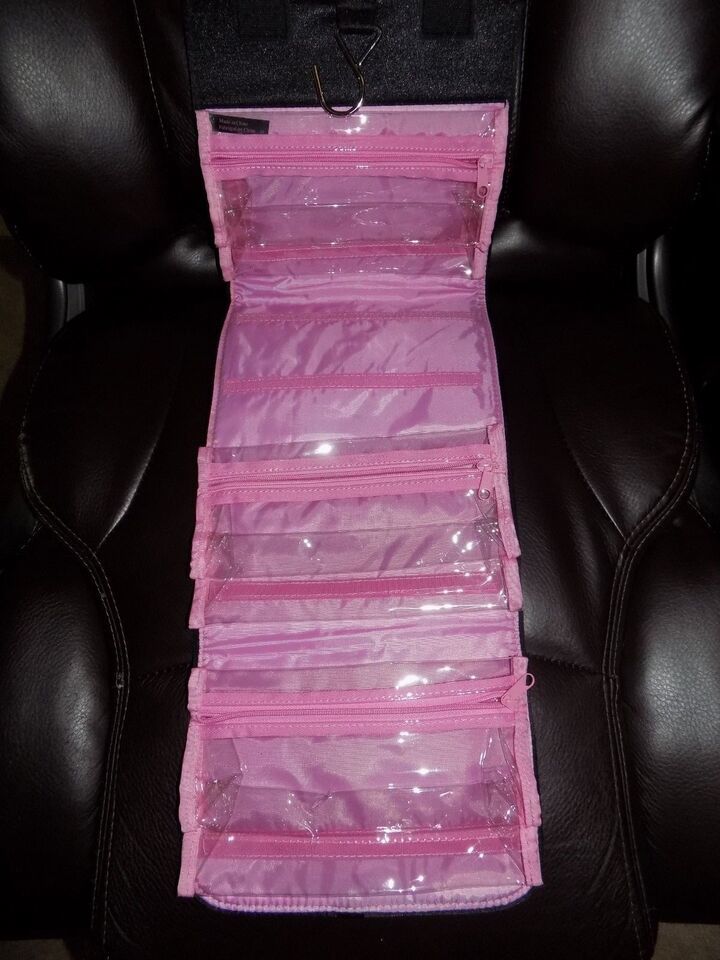 Mary Kay Hanging Travel Roll Up Bag/Cosmetics Makeup Case w/ Removable