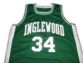 Paul Pierce #34 Inglewood High School Men Basketball Jersey Green Any Size image 1