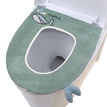 DRAGON SONIC Warm Comfy Soft Fabric Toilet Seat Cover-Y8 - $15.00
