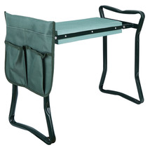Foldable Garden Kneeler Kneeling Bench Stool Soft Cushion Seat Pad &amp; Too... - $50.99