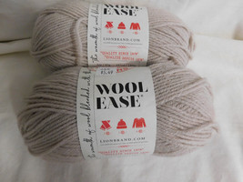 Lion Brand  Wool Ease  Antler lot of 2 Dye Lot 640109 - $9.99
