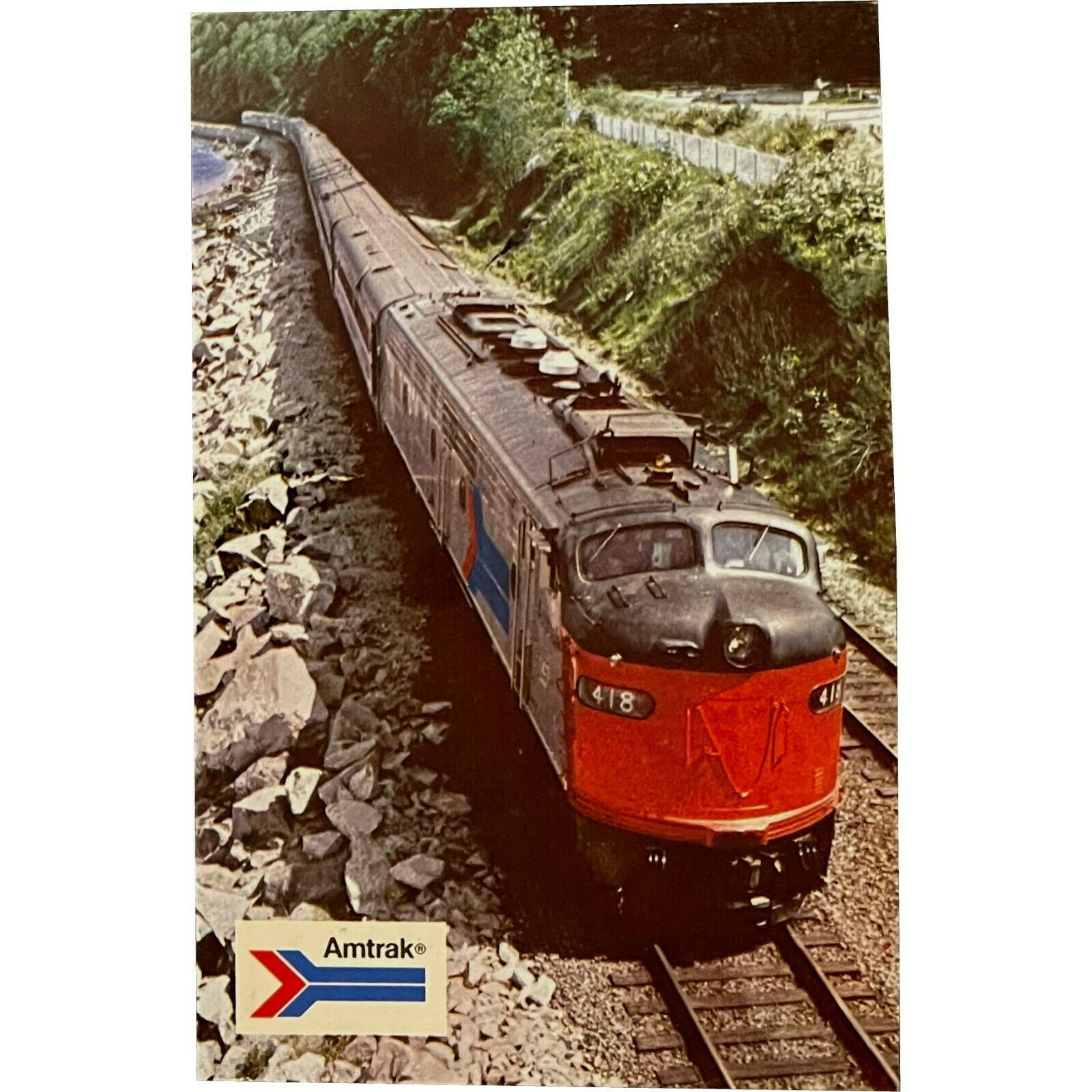 Vintage Postcard Locomotive Amtrak Coast Starlight Postcards And Supplies