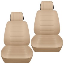 Front set car seat covers fits 1996-2020 Honda Civic    solid sand - $69.99