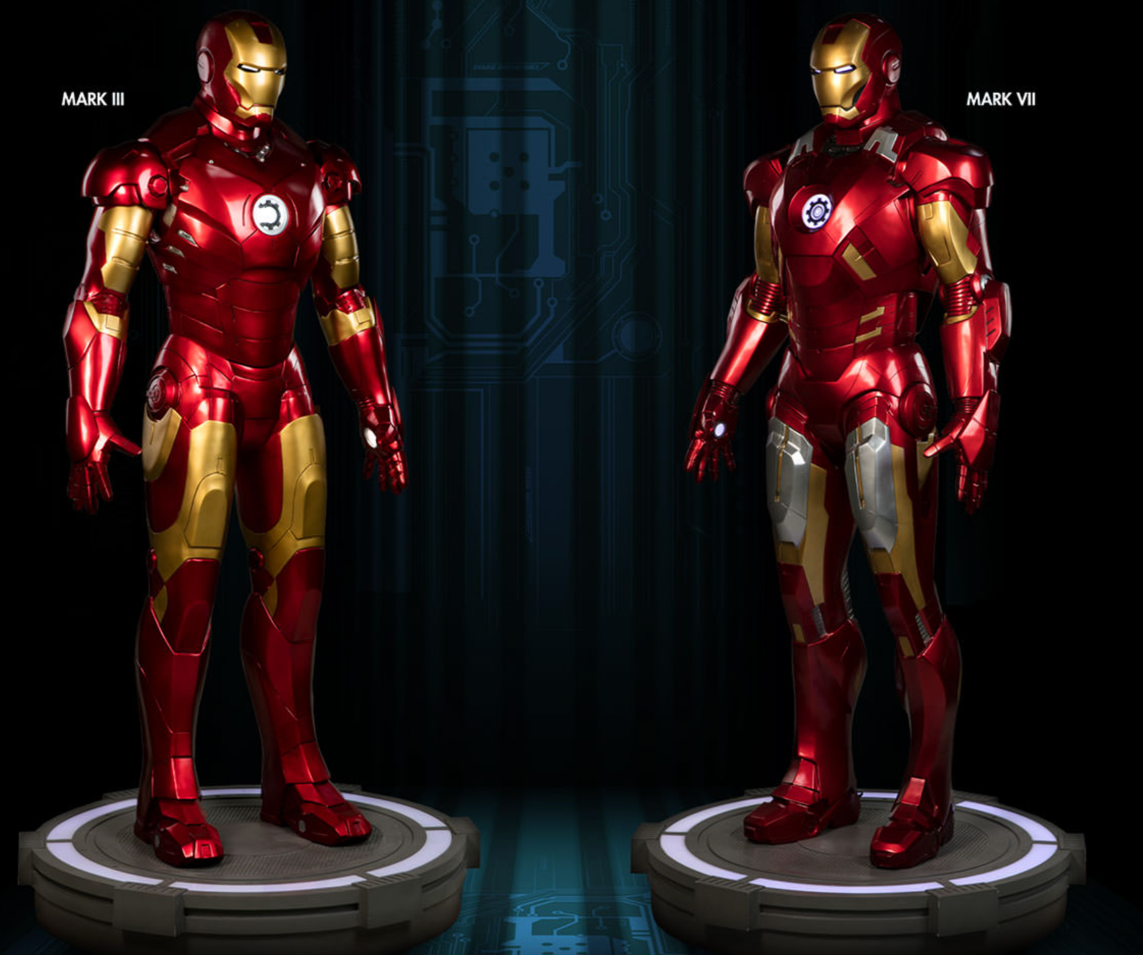 Iron Man Mark 7 Sideshow Life Size Statue - Home Décor