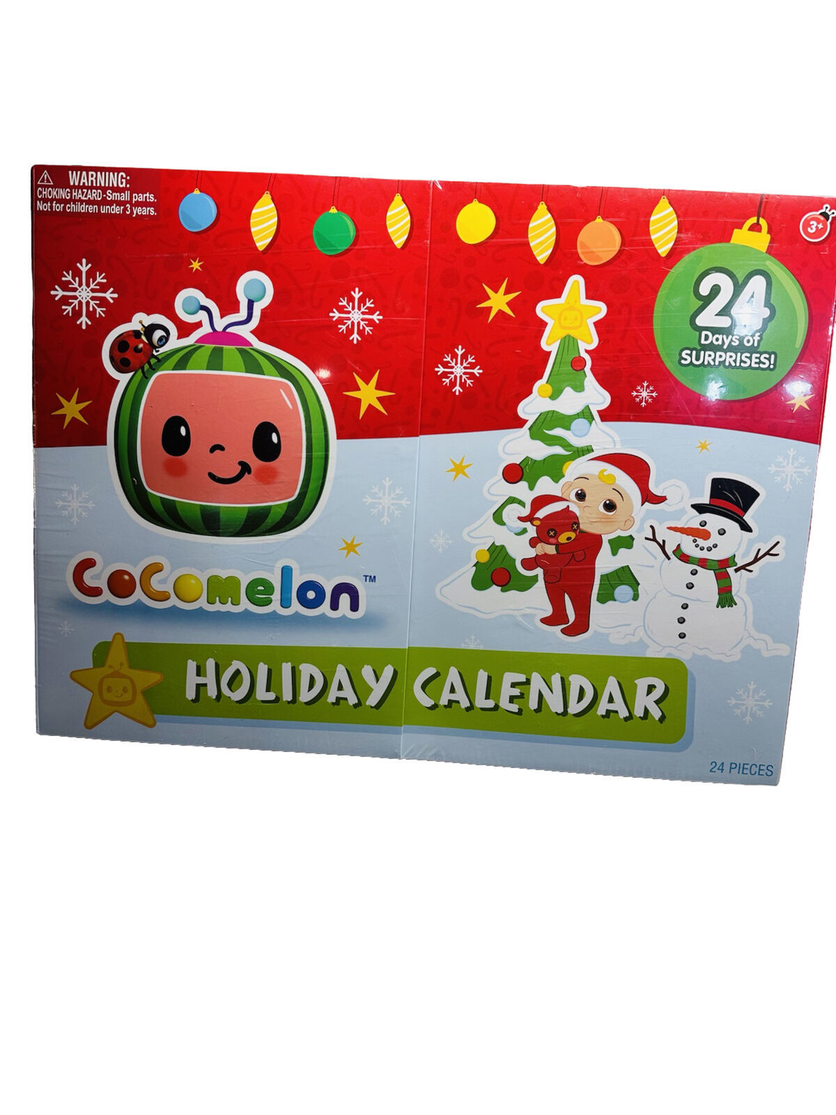 Jazwares 2022 Holiday Advent Calendar for Kids, 24 Piece Gift