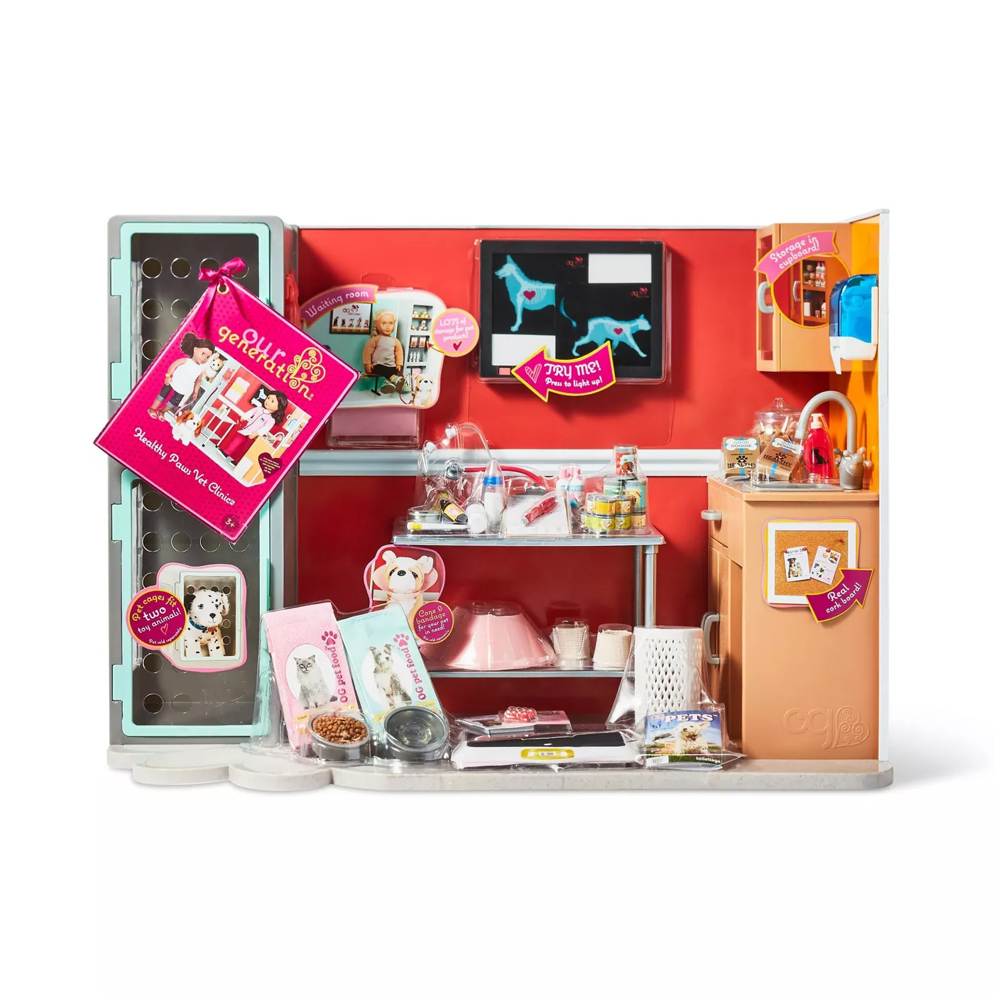 Our Generation Vet Clinic Dolls, Clothing & Accessories