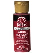 FolkArt Acrylic Paint in Assorted Colors (2 oz), 414, Cardinal Red - $7.15