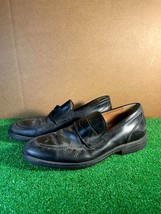 Johnston & Murphy XC4 System Waterproof Sheepskin Shoe Dual Width Black Size 11M - $32.00