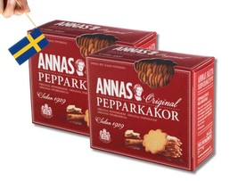 2 Packages of Anna Pepparkakor Original 300g (10.58 Oz), Ginger bread cookies, C - $12.95