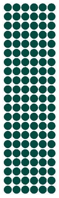 3/8" Dark Green Round Vinyl Color Code Inventory Label Dot Stickers - $1.98 - $63.89