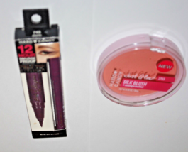 HARD CANDY Just Glow! Silk Blush  + Mango Butter #1793 + Eyeliner #745 In Box - $14.24