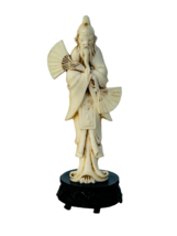 Roman Fontanini Depositato Italy figurine Samurai Wu Tang Monk Fans shao... - $29.65