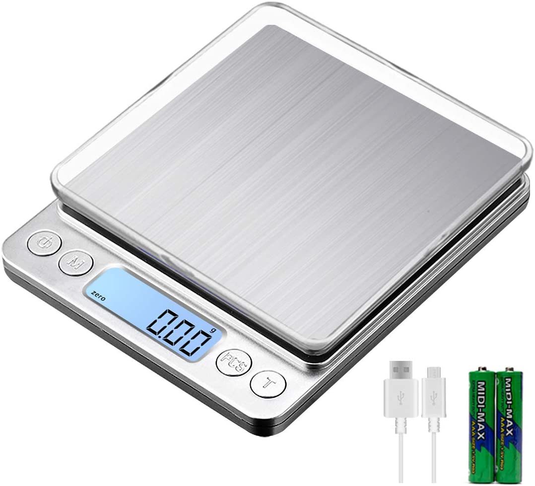 Yoncon Digital Food Scale for Food Ounces and Grams，YONCON 3000g/0.1g  Accuracy Multifunctional Kitchen