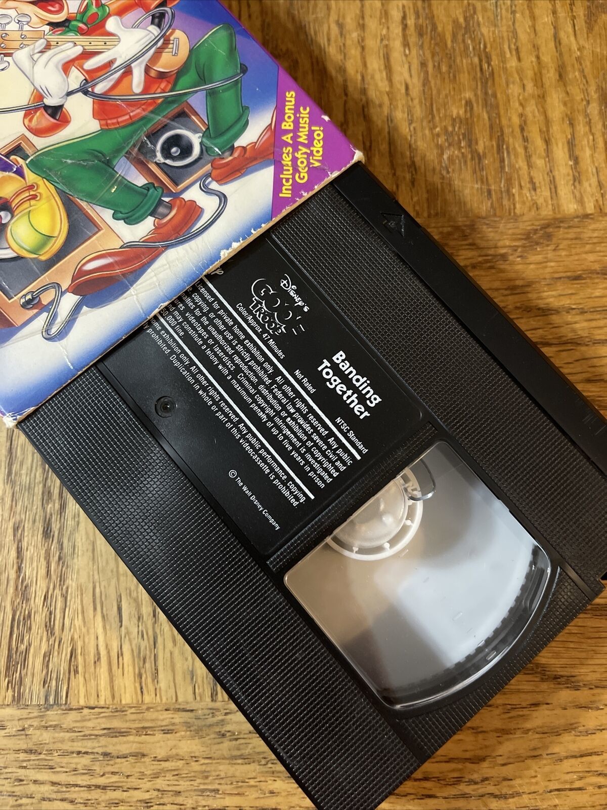 Disney Goof Troop Banding Together VHS - VHS Tapes