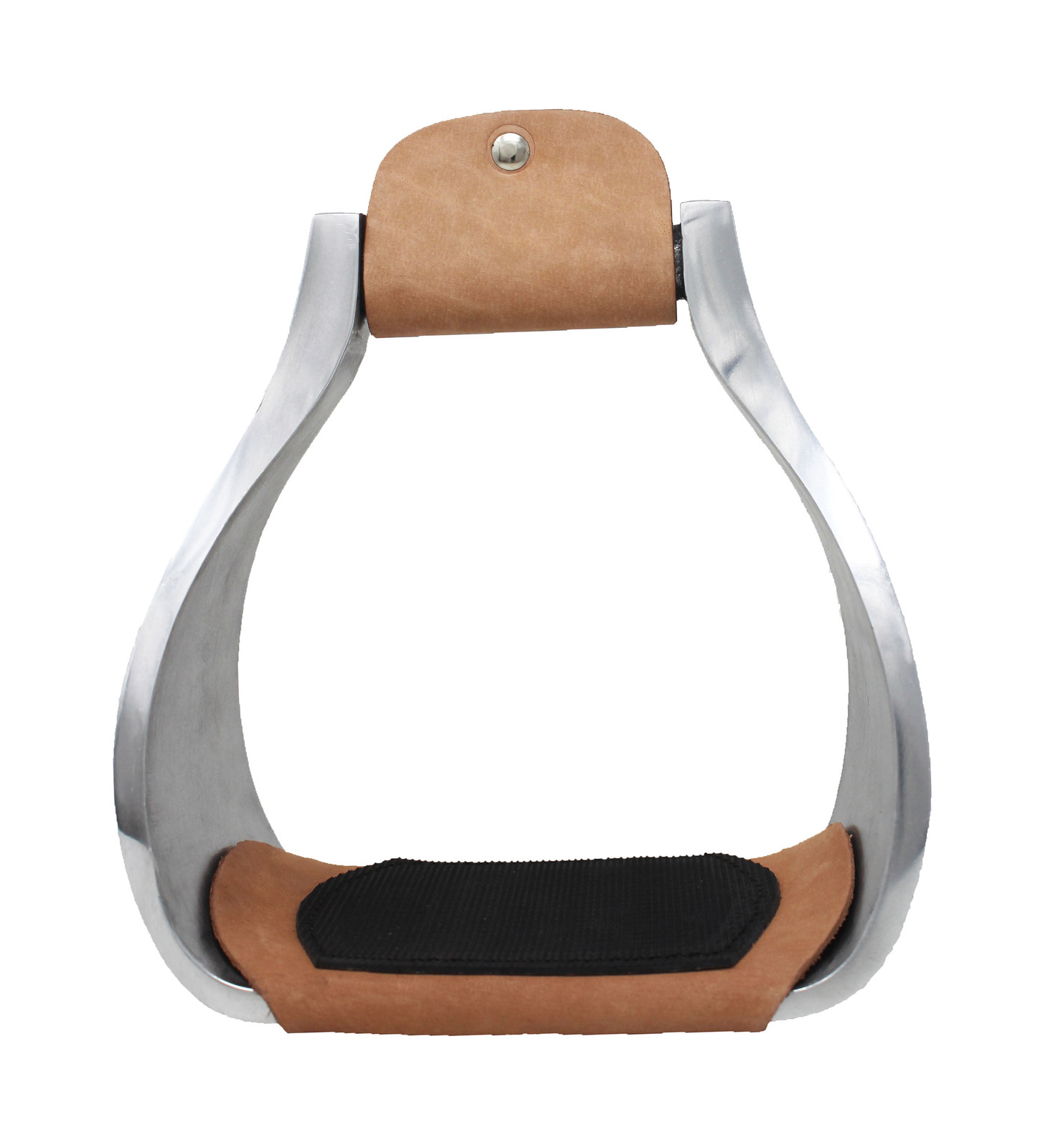 Horse Western Saddle Lightweight Aluminum 6" Extra Wide Bell Stirrups