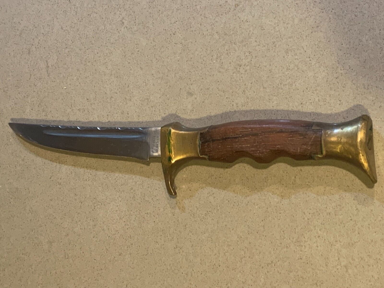 Vintage OLSEN Knife Co Solingen Germany Hunting Bowie Knife 1960's