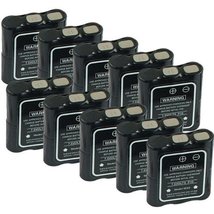 Hitech - 10 Pack of HNN9044 Replacement Batteries for Motorola Radius HT10, P10, - $235.62