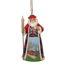 Jim Shore British Santa Ornament Hanging Heartwood Creek Collection Christmas