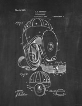Football Helmet Patent Print - Chalkboard - $7.95+