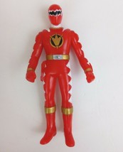2002 Bandai Power Rangers Dino Thunder Red Ranger 3.5" Vinyl Figure - $9.69