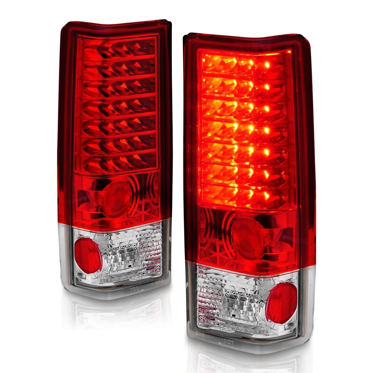 FLEETWOOD AMERICAN EAGLE 2006 2007 LED TAILLIGHTS TAIL LAMPS REAR LIGHTS 4  PC RV