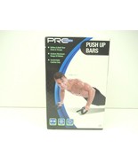 Pro Strength Push Up Bars Cushion Grips Strength Core Chest Triceps Work... - $15.83