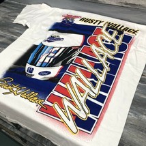 Vtg 90s Nos Rusty Wallace Nascar Miller Beer Ford Racing T-Shirt Size Large New - $79.20
