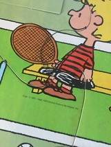 Vintage 1973 Playskool Peanuts Floor Puzzle "Tennis Anyone?" image 4