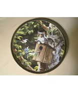 HOUSE SITTING Cat collector plate Persis Weirs NOSY NEIGHBORS Birdhouse ... - $29.99