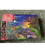 Melissa &amp; Doug Land Of Dinosaurs 60 Piece Jigsaw Puzzle #1372 - $11.33
