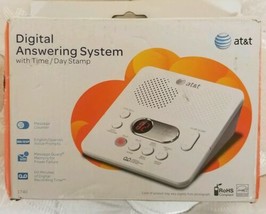 AT&T 1740 Digital Answering Machine System 60 Minutes Recording Time/Date Stamp - $19.80