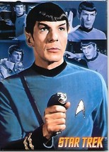 Star Trek: The Original Series Mr. Spock with Phaser Over Collage Magnet NEW - $3.99