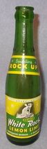 Vintage White Rock Lemon Lime 7 Oz Paper Label Green Glass Soda Pop Bott... - $6.95