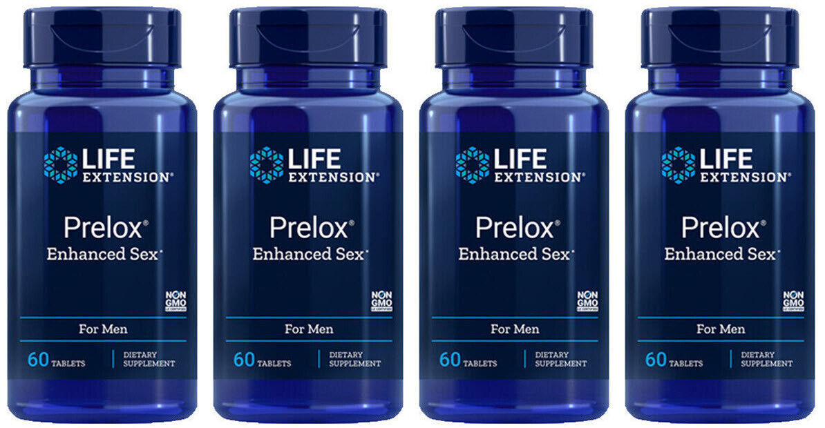 PRELOX ENHANCED SEX FOR MEN'S SEXUAL SUPPORT 240 Tablets LIFE EXTENSION - $137.99
