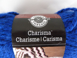 LOOPS & THREADS Charisma  Bulky Acrylic Yarn 3.5 oz 109 Yds Royal blue color - $5.44