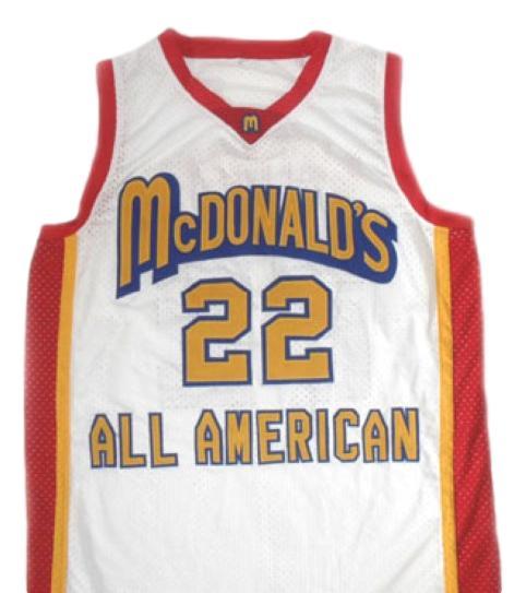 Carmelo anthony  22 mcdonald s all american basketball jersey white 1