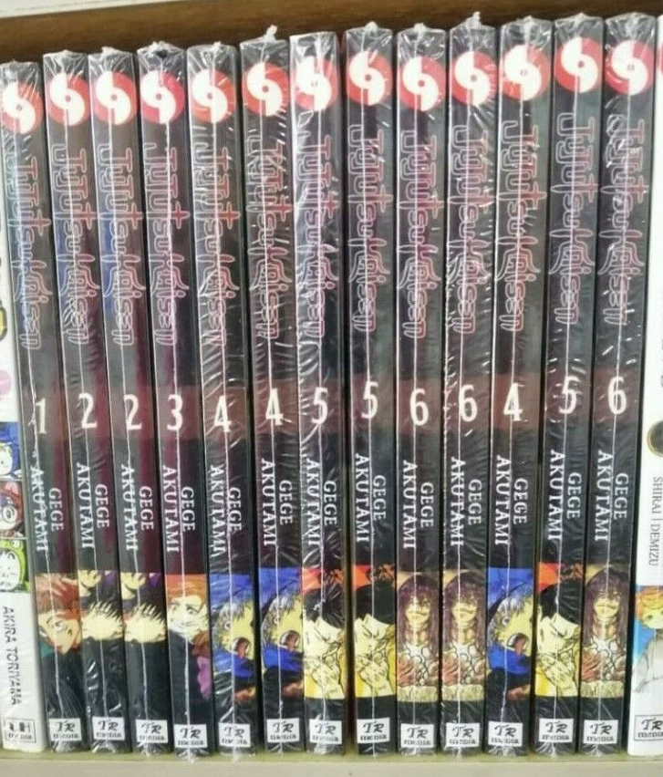 Jujutsu Kaisen Manga Set volume 1-10 by Gege Akutami
