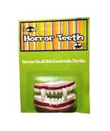 Creepy HORROR TEETH FANGS DENTURES Zombie Monster Pirate Costume Accesso... - $4.42