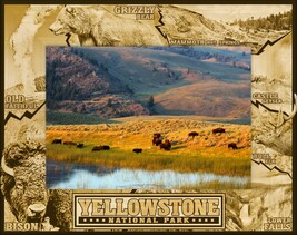 Yellowstone National Park Laser Engraved Wood Picture Frame Landscape (4 x 6)  - $29.99