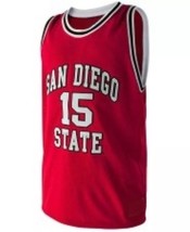 Kawhi Leonard #15 College Basketball Custom Jersey Sewn Red Any Size image 1